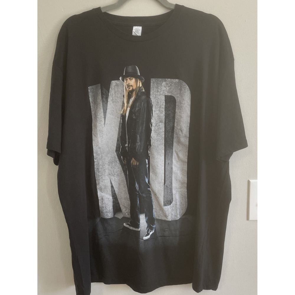 Men's Kid Rock First Kiss Cheap Date Tour 2015 Graphic Print T-Shirt Size XXL